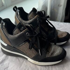 Michael Kors Black and Brown Sneakers
